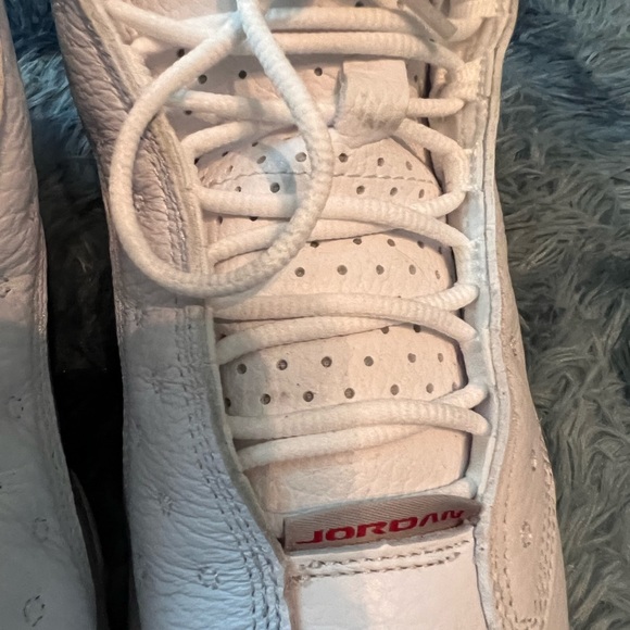 White Air Jordan high tops size 8 - Picture 8 of 9